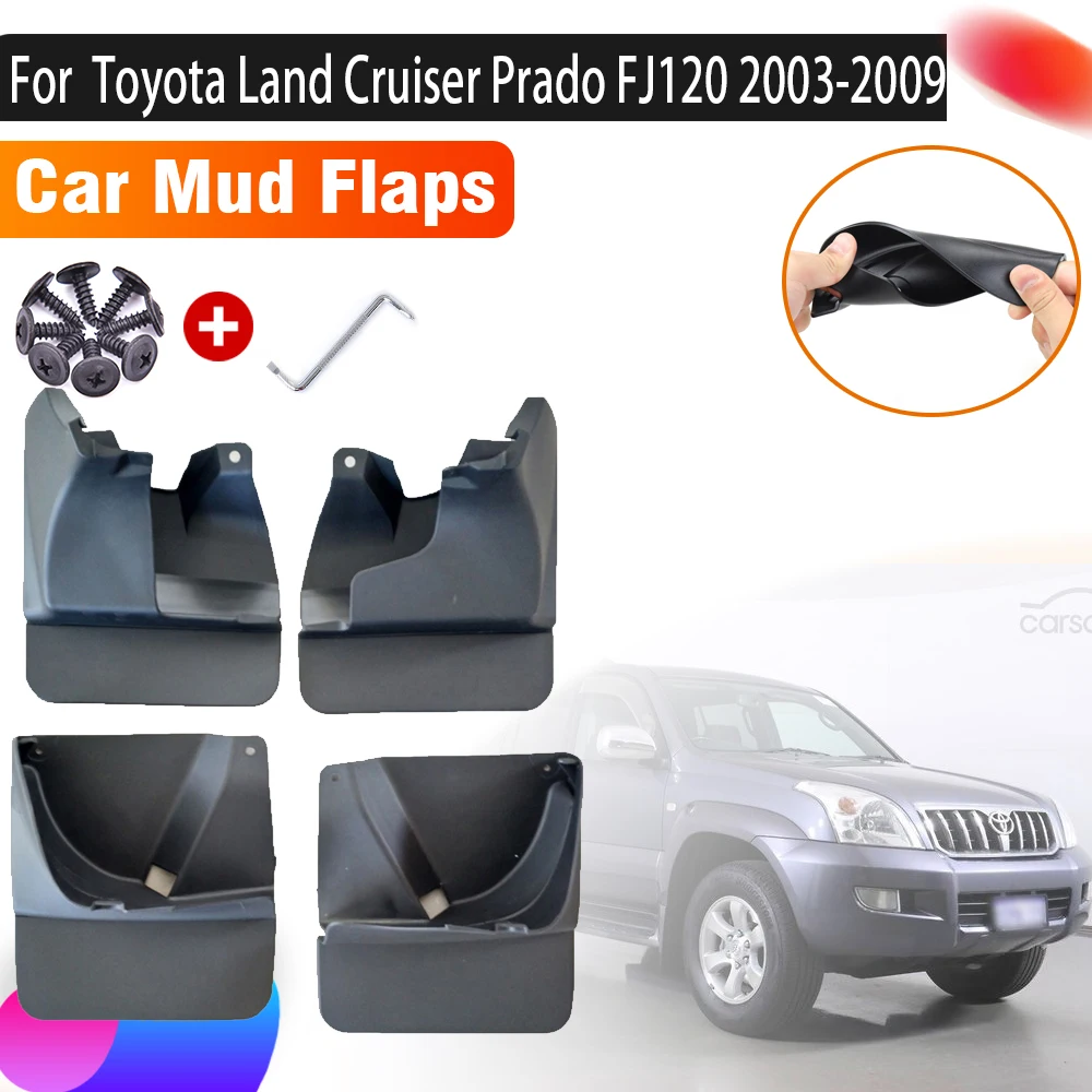 新品 ランドクルーザープラド120系 PRADO 専用マッドガード 泥除け　4ｐセット 激安価 新品 激安価 ランドクルーザープラド120系 PRADO 専用マッドガード