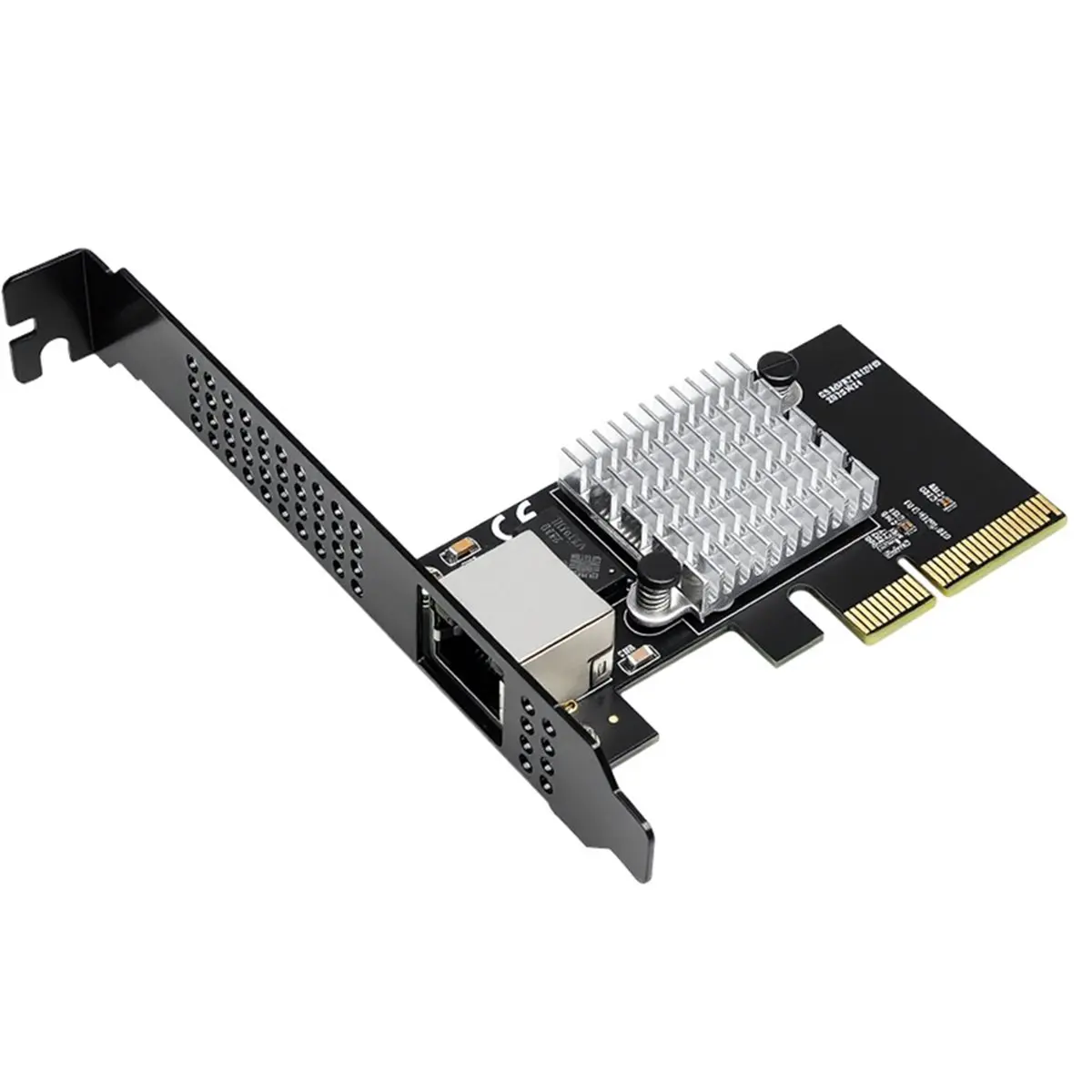 AAAE 업그레이드 PCIe 3.0 X4 1포트 10G RJ45 네트워크 카드 - Realtek RTL8127 (PXE) 서버 및 워크스테이션 NAS용 W 지원