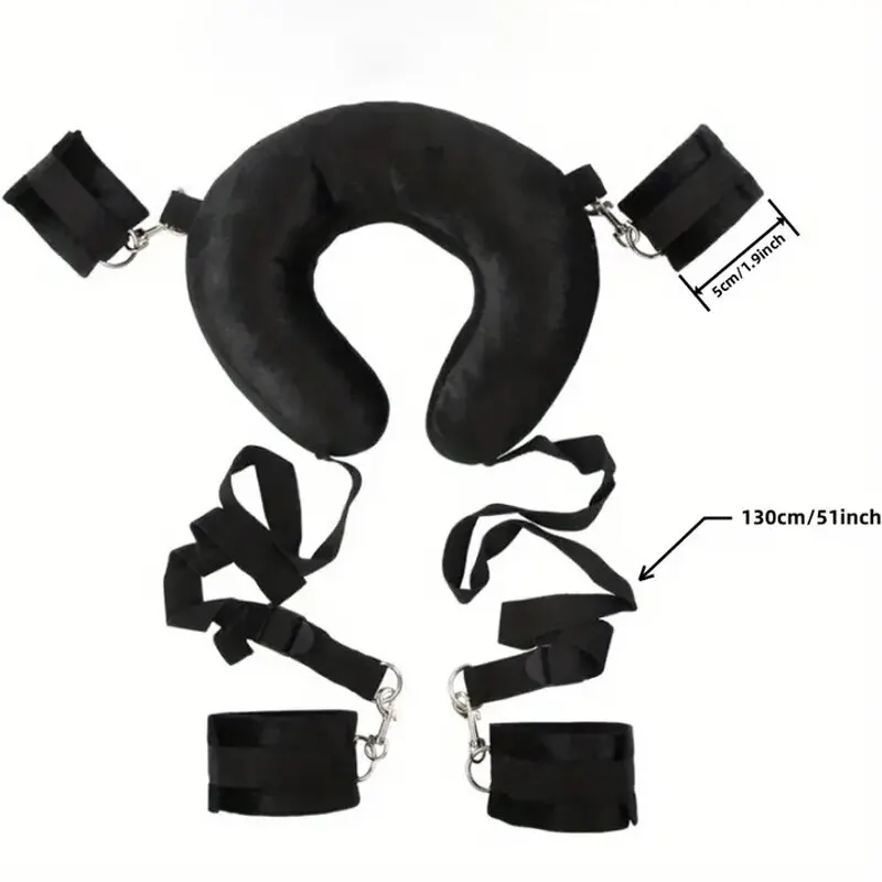 Couples Sex Flirting Tied Legs Toys BDSM Bondage Restraints Harness Adjustable Open Legs Spreader For Women and Men