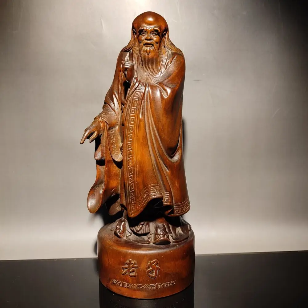 

8 "Винтажные деревянные статуи, Декор для дома, статуэтки, Taoism, китайская лампа