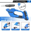 2 in 1 Electric Hedge Trimmer 20V Cordless Lawn Mower Battery Pruner Garden Tools Shears Shrub Trimmer for Grass By PROSTORMER 4