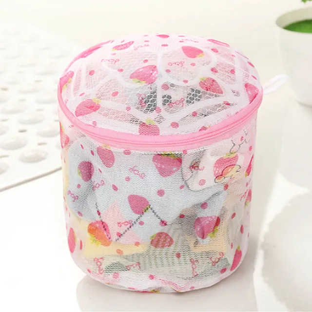 Nejlon Mosó Tasak Melltartó Mosás Zsákok Cipzár Védelmező Finomságok Fehérnemű Otthoni Tisztító Szerszámok Összecsukható Mosókáska - Image 6