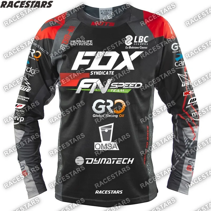 Enduro 2024 Downhill Mountain Jersey DIrt Bike MTB Long Sleeve Offroad ...