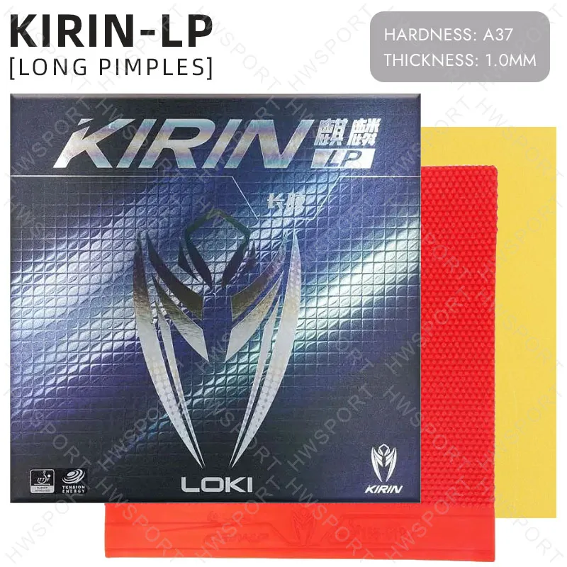 Description Picture 6 of itemLOKI KIRIN Pimples-Out Table Tennis Rubber SP/MP/LP Pips Out Ping Pong Rubber Sheet with Pre-tuned Sponge