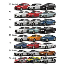  KYOSHO 1:64 forAUDI A3 A4 A5 S6 TT Collection Metal Die-cast Simulation Model Cars Toys 