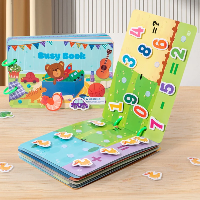 1pcs Children's Early Learning Enlightenment Quiet Book, Repeatedly ...