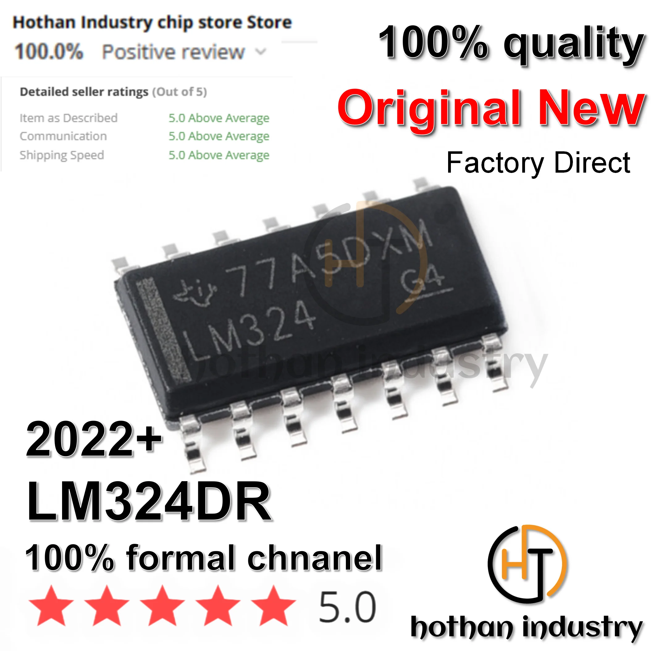(10 Pz) Lm324Dr Lm 324Dr Alta Qualità Nuovi Amplificatori Operazionali Originali Al 100%-Amplificatori Op Quad Gp Op Amp