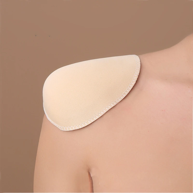 Shoulder Pads 10-40Pair Seam-free Sponge Shoulder Pad For Woman Man Garment Suit Replacement Shoulder Pads Self-Adhesive Sponge Pads