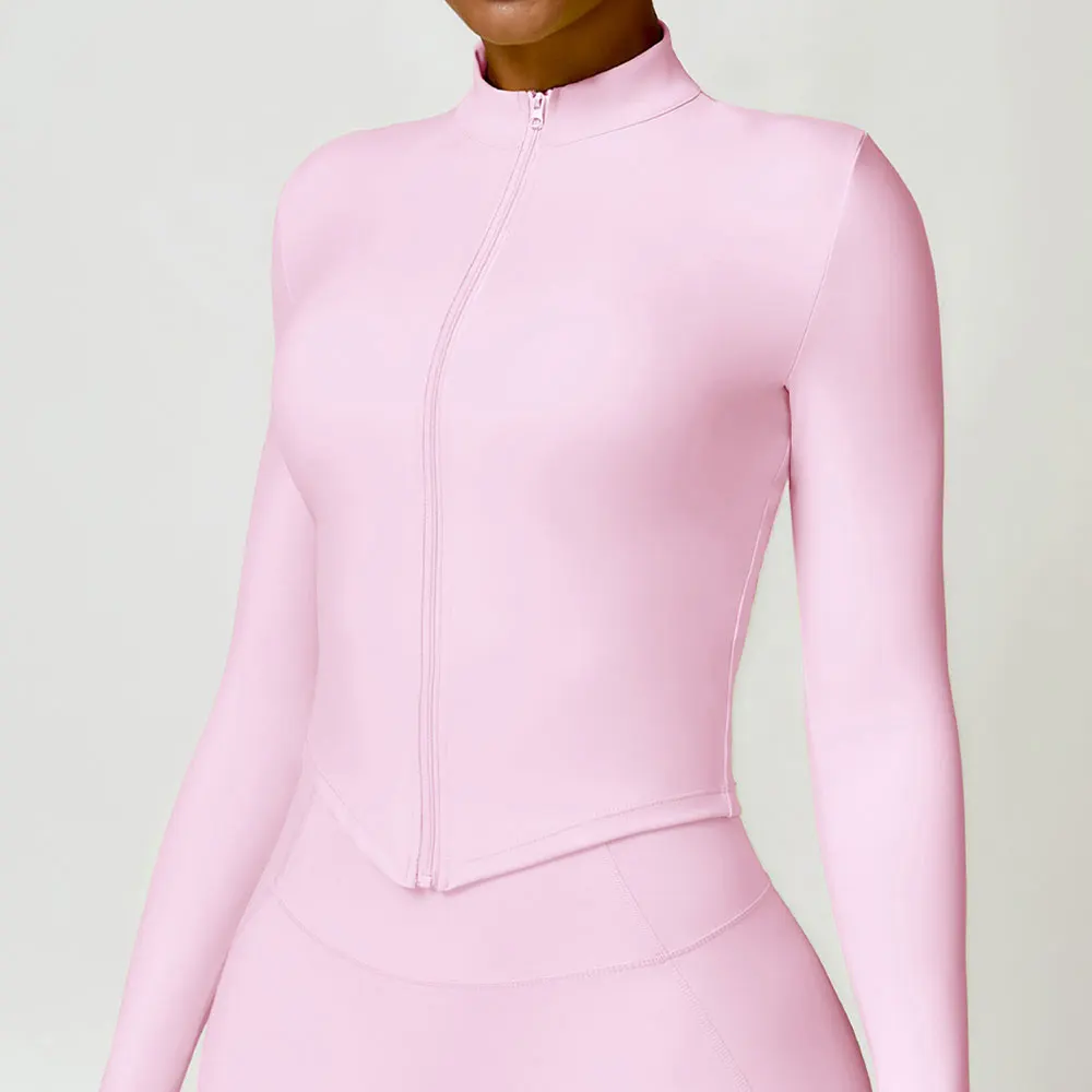 المرأة في الهواء الطلق الجري ملابس اللياقة البدنية تي شيرت بأكمام طويلة قطعة واحدة قميص اليوغا الجديد بأكمام طويلة قميص يوجا الصالة الرياضية تمرين