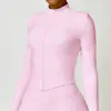 Women's Outdoor Running Fitness Wear T-shirt Long sleeved Single Piece Top New Yoga Long sleeved Yoga Shirt Gym Push Up Workout