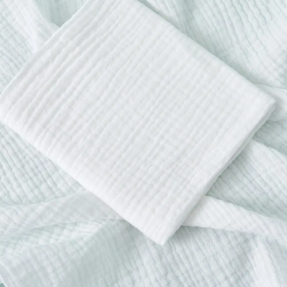 8 Pcs Cotton Diapers Reusable Washable Baby Cloth Nappies 43x45cm White Newborn Muslin Burp Cloth Toddler Pee Training Diaper - 2