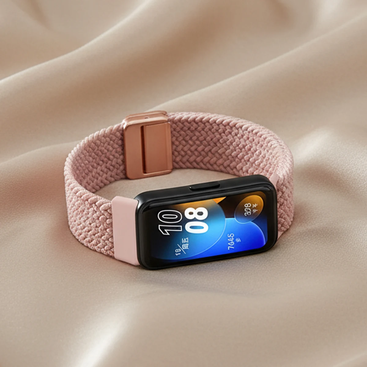 Braided Nylon Strap with Magnetic Buckle - Adjustable and Comfortable Watchband Accessories