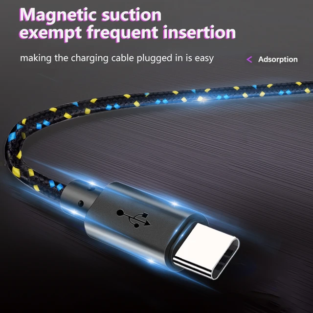 Cable de USB Type c charge rapide câbles de USB c type-c chargeur de cordon de données