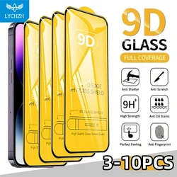 Premium Anti - Fingerprint 9D Tempered Glass Screen Protector - Multi - Pack - 10PCS