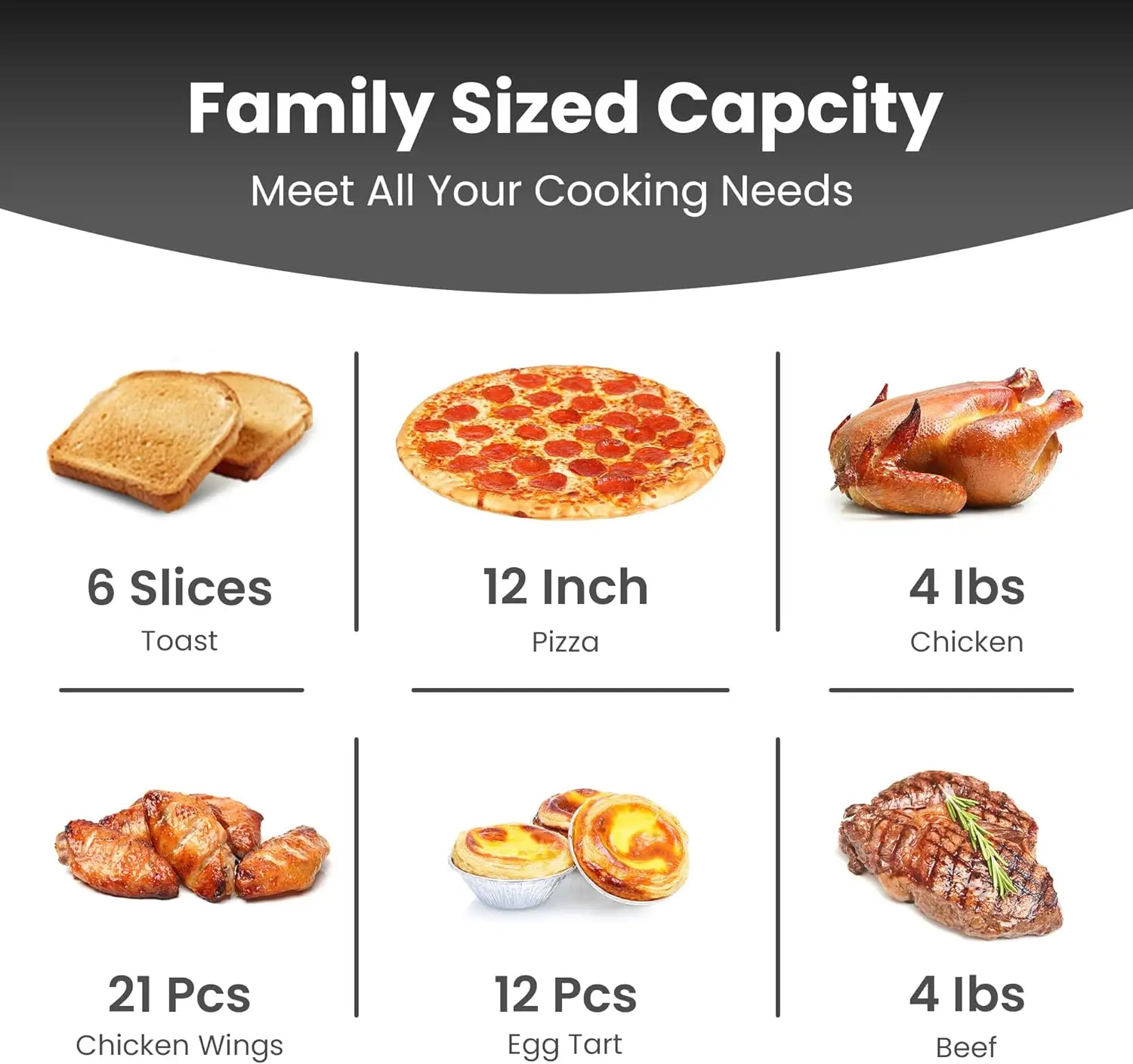 COMFEE' Toaster Oven Air Fryer FLASHWAVE&trade; Ultra-Rapid Heat Technology, Convection Toaster Oven Countertop with Bake Broil Roast
