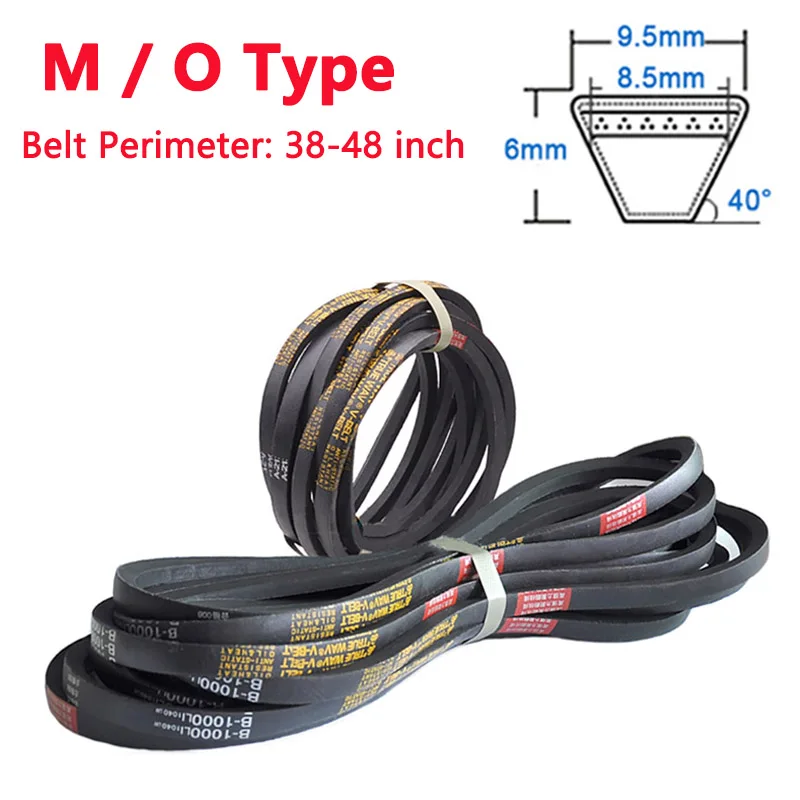 Sourcing Map SPB1260 Courroies Trapézoïdales Entraînement Courroie 1260mm Pas Longueur