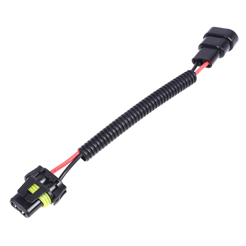 

H11 Male to 9005 9006 Female Wiring Harness Adapter Socket for Headlight Classic Texture Headlight Connector Fuse Socket