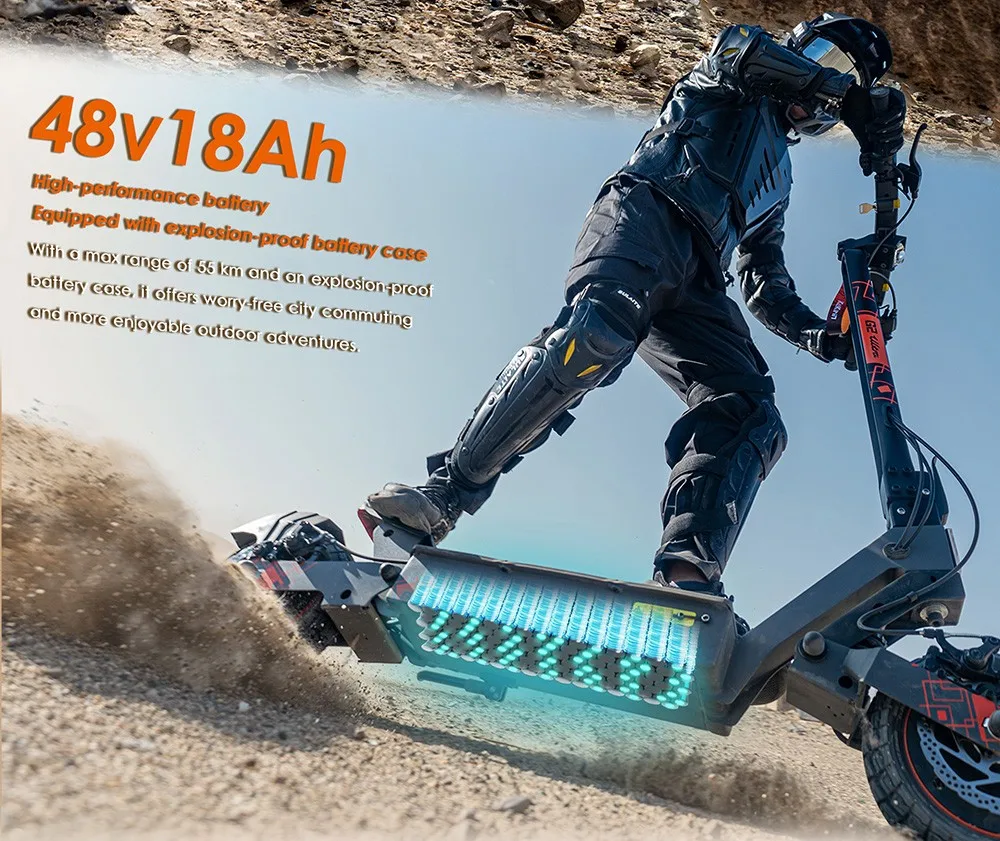 KuKirin G2 Ultra Folding Electric Scooter 800W*2 Motor E-Scooter 48V 18Ah Battery 10 inch Tires 50km/h Max Speed 55km Max Range S9470571ab3d14c21b026a5c184a51d5cu