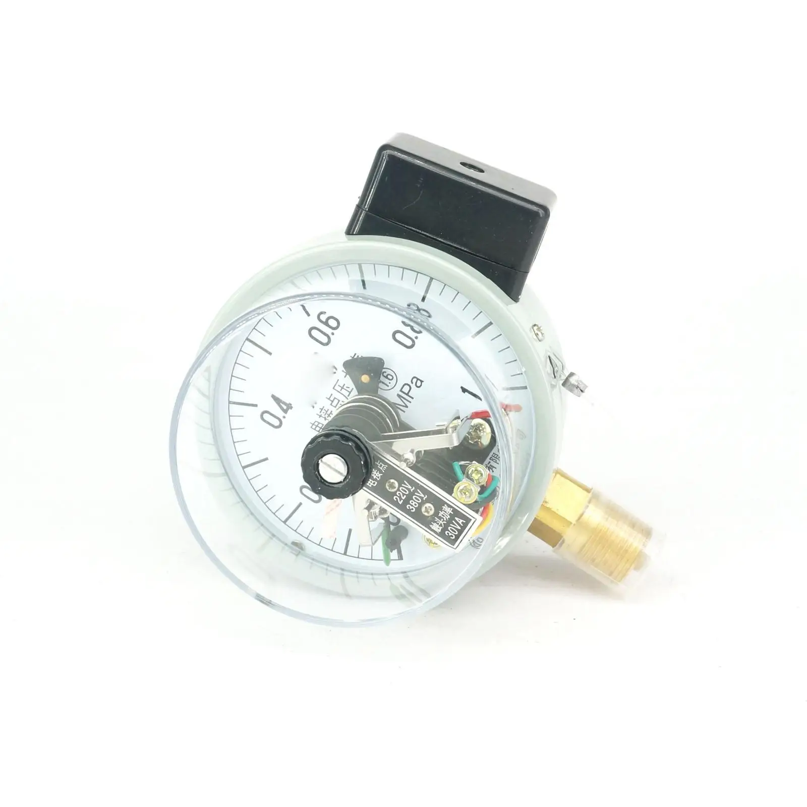 

Diameter 100mm Range 0.1-60 Mpa Magnetic Auxiliary Electric Contact Air Compressor Pressure Gauge Pneumatic