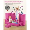 Modular Kids Play Couch, Convertible Kids Foam for Playroom & Bedroom, Versatile Toddler Sofa Fold Out DIY Building Fort 5