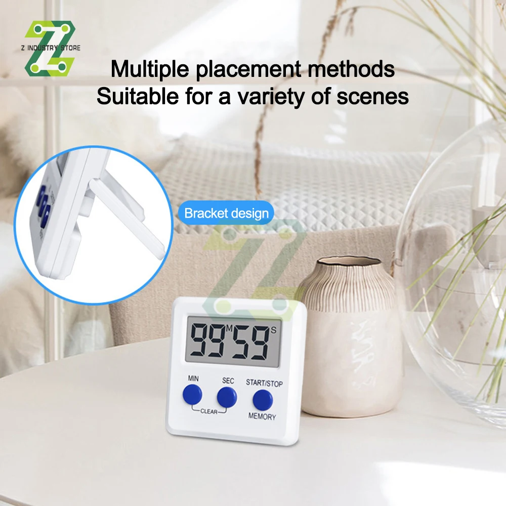 Enhanced Digital Timer with LED Display - Versatile for Kitchen, Sports, Study, and More