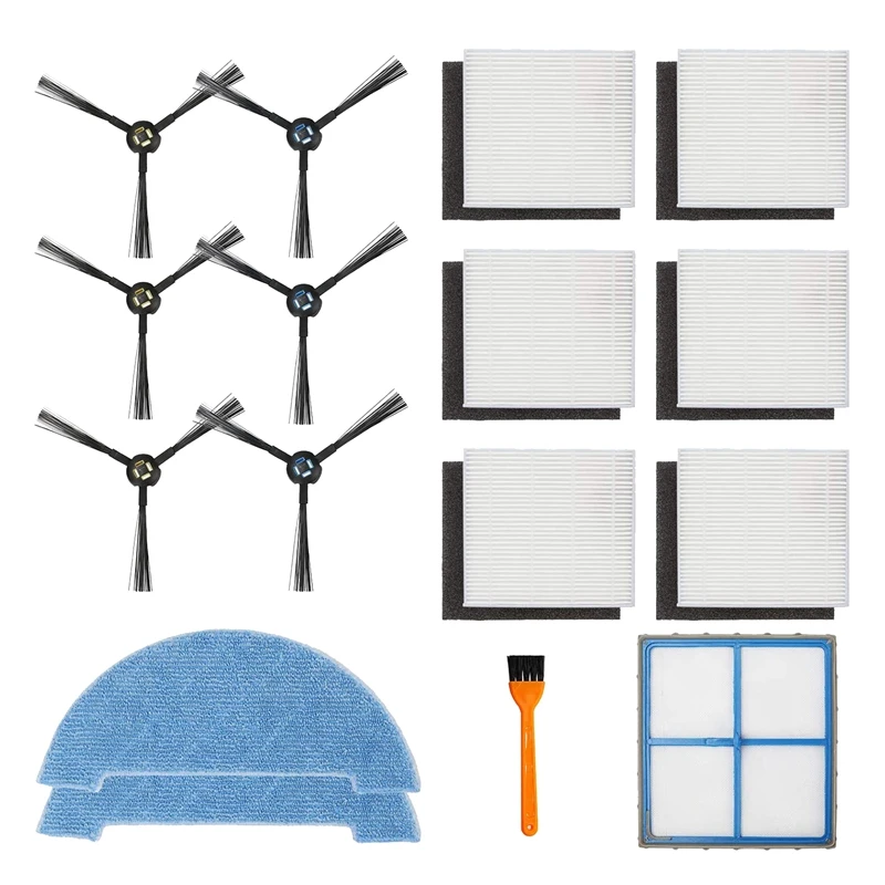 

Replacement Parts Fit For ILIFE V8S X750 X785 V80 Robotic Vacuum Cleaner HEPA Filters Side Brushes Mops Accessories Kit