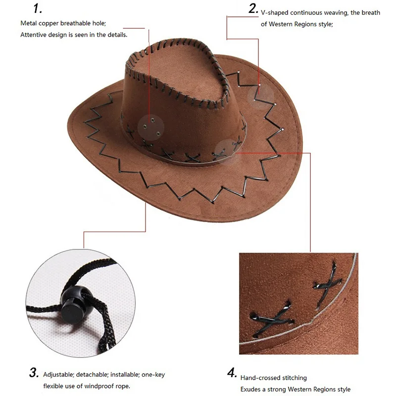 Bride Cowboy Hat Chapeau Cowgirl Hat Cowboy Accessories Cowboy Hat Woman NZM02 2