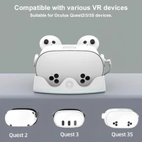 Charging Dock for Meta Quest 3S VR Headest Fast Charging Station with RGB Light Charging Stand for Meta Quest 3S/Quest 3/Quest 2 - Image 4