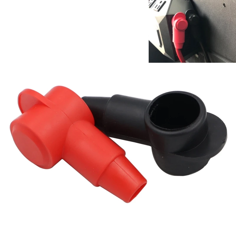 Lot De 10 Protège-bornes De Batterie En Caoutchouc - Rouge Et Noir, Isolation Contre Courts-circuits, Pour Voitures, Motos, Bateaux, Camions...