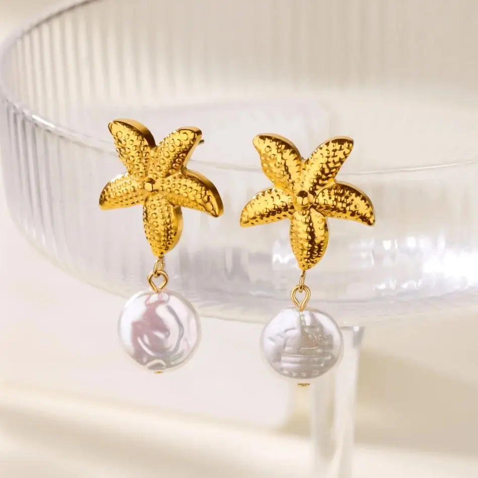 Jewelry, Earring, For Women, Stainless Steel, Beach Vacation