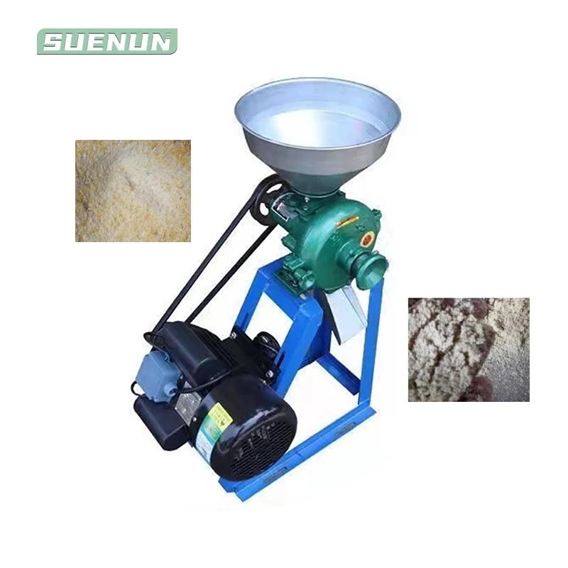 Commercial Corn Grinder Pellets Wheat Milling Machine Flour Mill Medicine Pulverizer Cereal Grain Crushing and Refining Machine digital humidity meter cereal moisture mc7825 grain for corn wheat rice flour