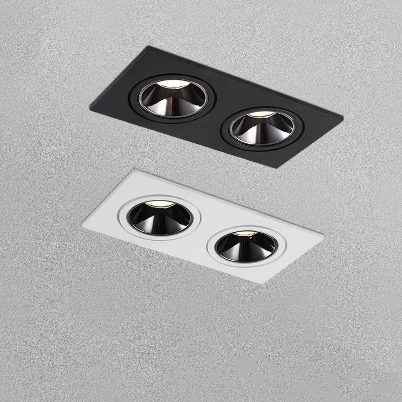 LED Downlight Recessed Dimmable Ceiling Lamp Spot lights COB Anti-Glare for Home Office Store Indoor