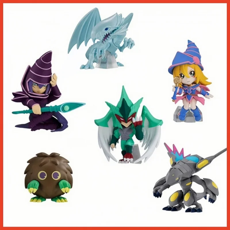 Bandai Candy Toy Genuine Black Magician Dark Magician Girl Action Figure Toys Decorazioni Desktop Da Collezione Modello Regalo