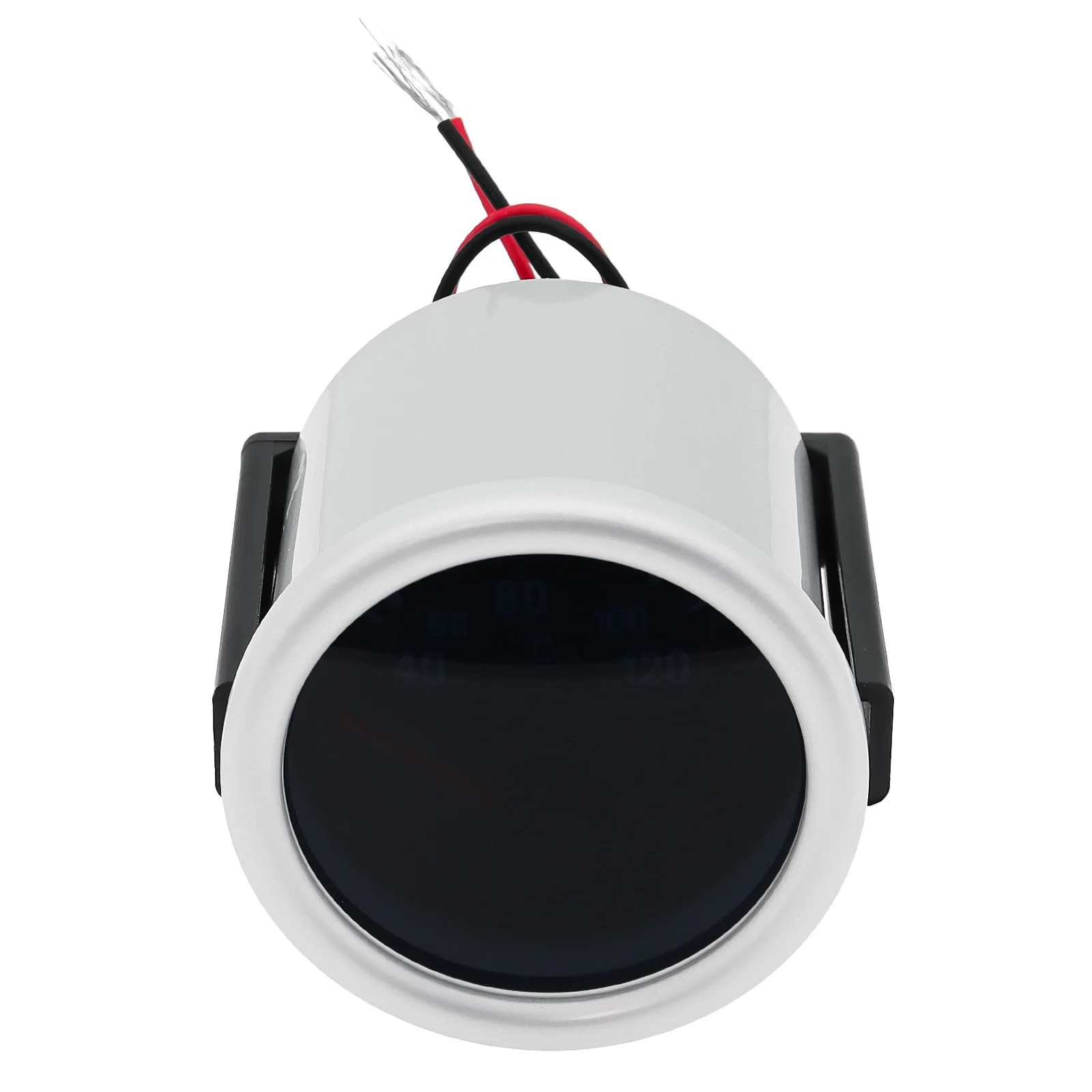 포인터 스모크 렌즈 52MM 오일 온도 게이지(센서 포함) 1/8NPT 백색광 50-150 ℃ 휘발유 레이싱카용 오일 온도계 12V