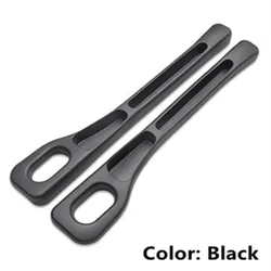 Dual Pack Car Seat Gap Filler Strip - Leak Proof Side Seam Protector (Black)