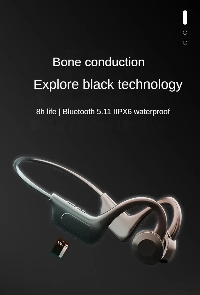 Bone Conduction Bluetooth Sports Headphones Waterproof Wireless_voghion.com