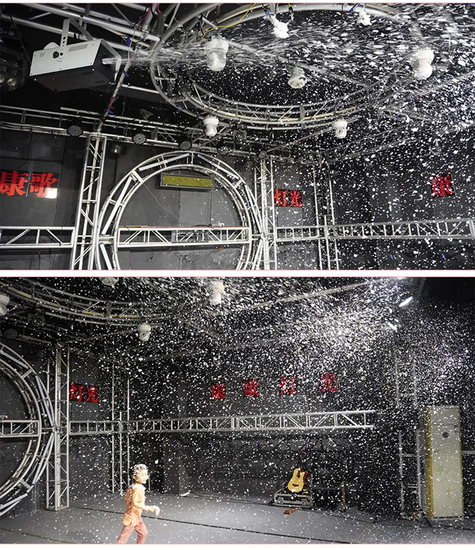 1500W Remote Control Stage Snow Machine Snow Effect DMX Snow Maker Machine Party