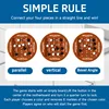 4 In A Row Game Educational Orbit Logic Board Game 2 Player Fast Strategy Game Track Logic Board For Fun Family Game Party Toys 5