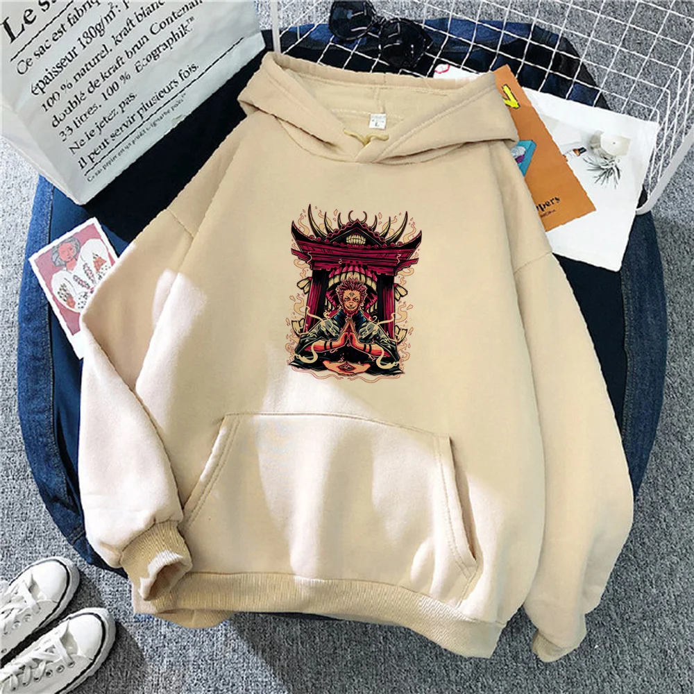 

Jujutsu Kaisen hoodies women Winter aesthetic Korean style streetwear clothes tracksuit women graphic tracksuit
