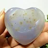 Natural Stone Crystal Agate Cluster Geode Heart Crystal Yoga Exercise Energy Healing Feng Shui Crystal Room Decor 5
