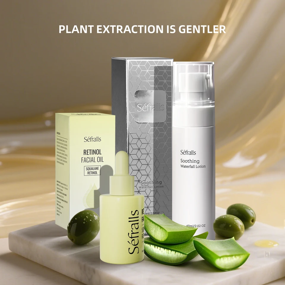 Rejuvenating Waterfall Lotion and Retinol Serum Bundle
