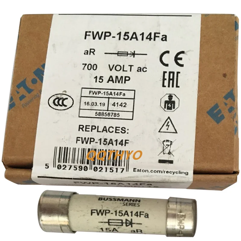 BUSSMANN FUSE FWP1A50A14Fa 14*51mm FWP10A14Fa FWP15A14Fa FWP20A14Fa FWP30A14Fa FWP32A14Fa