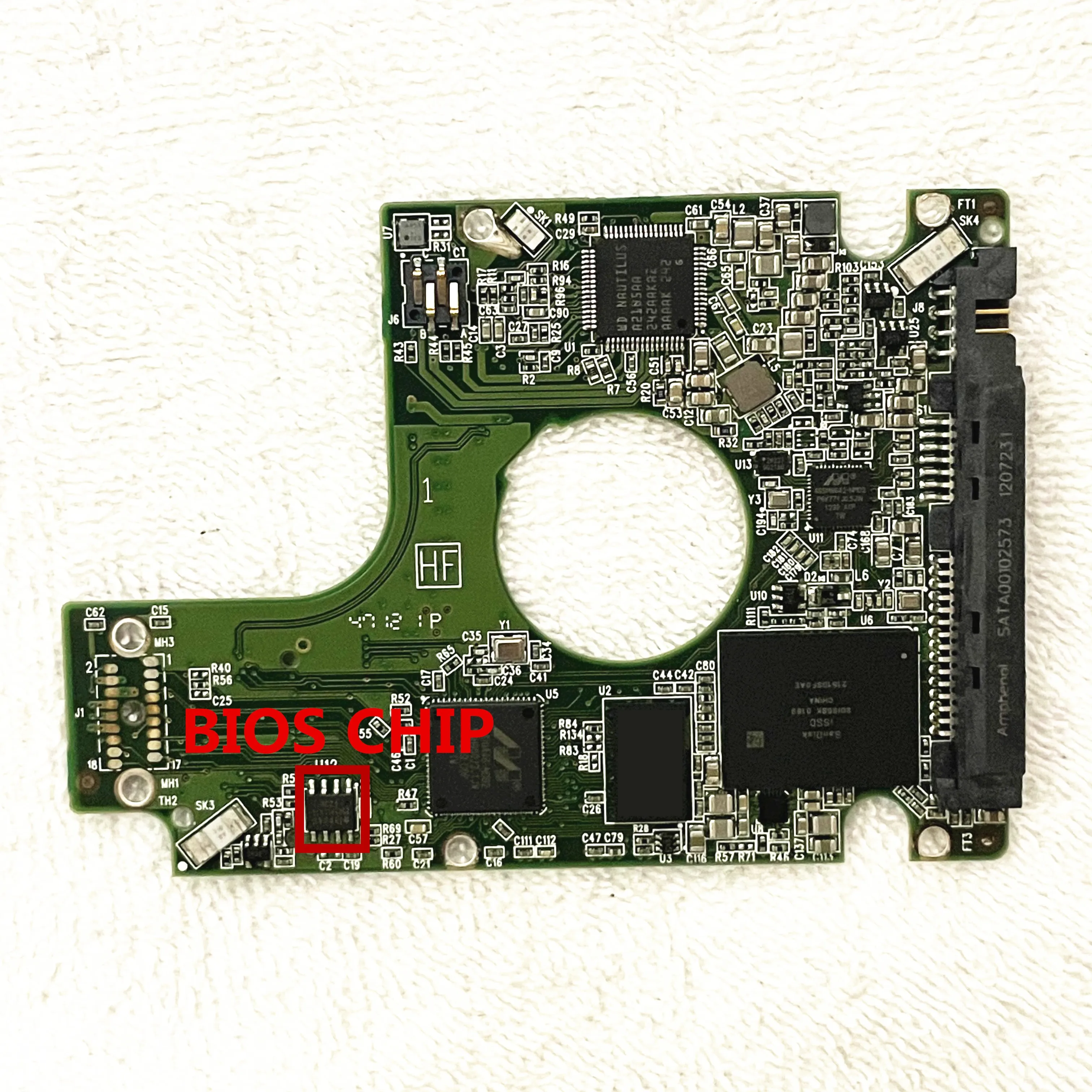 

Western Digital hard disk circuit board: 2060-771914-003 REV P1 , 771914-403 WD 2.5 SATA