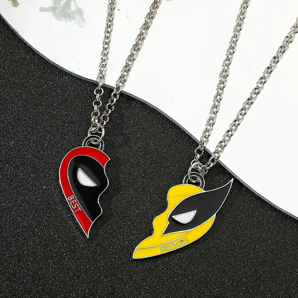 Colar de amizade deadpool e wolverine para mulher_voghion.com
