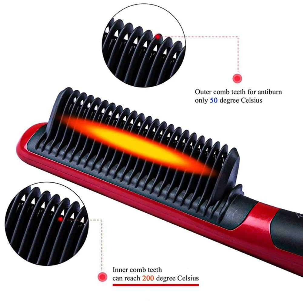 Customizable Hair Straightener / Straightening Comb 3