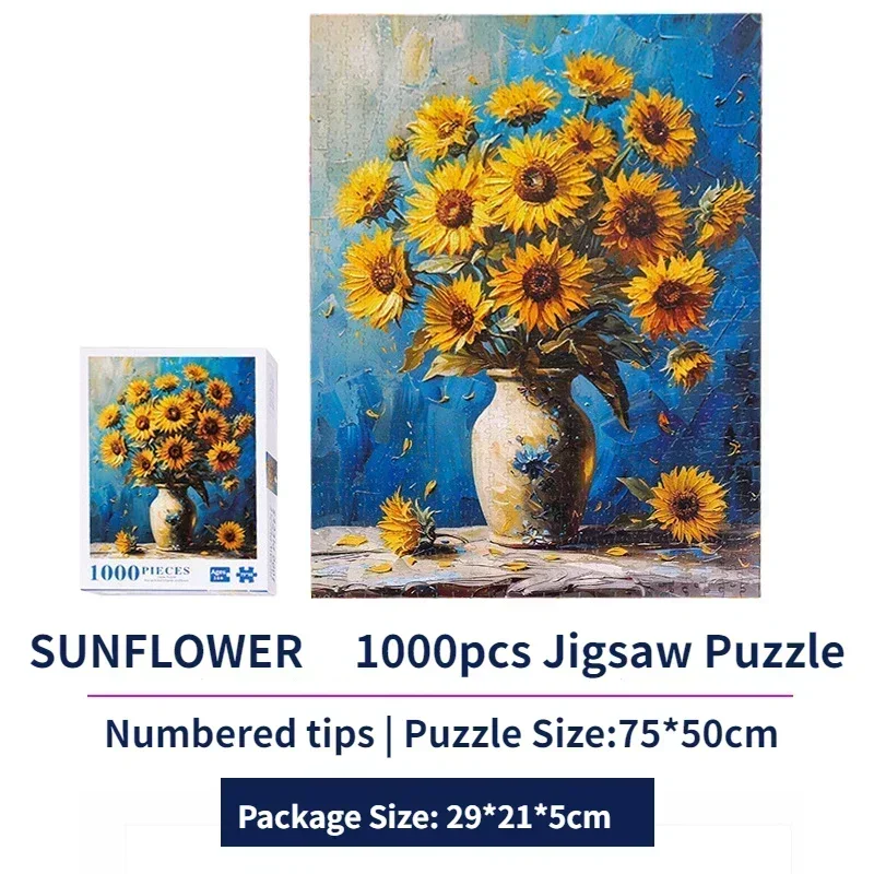 Puzzle 1000 Pezzi Ciliegi in Fiore E Monte Fuji – Puzzle Adulti +14