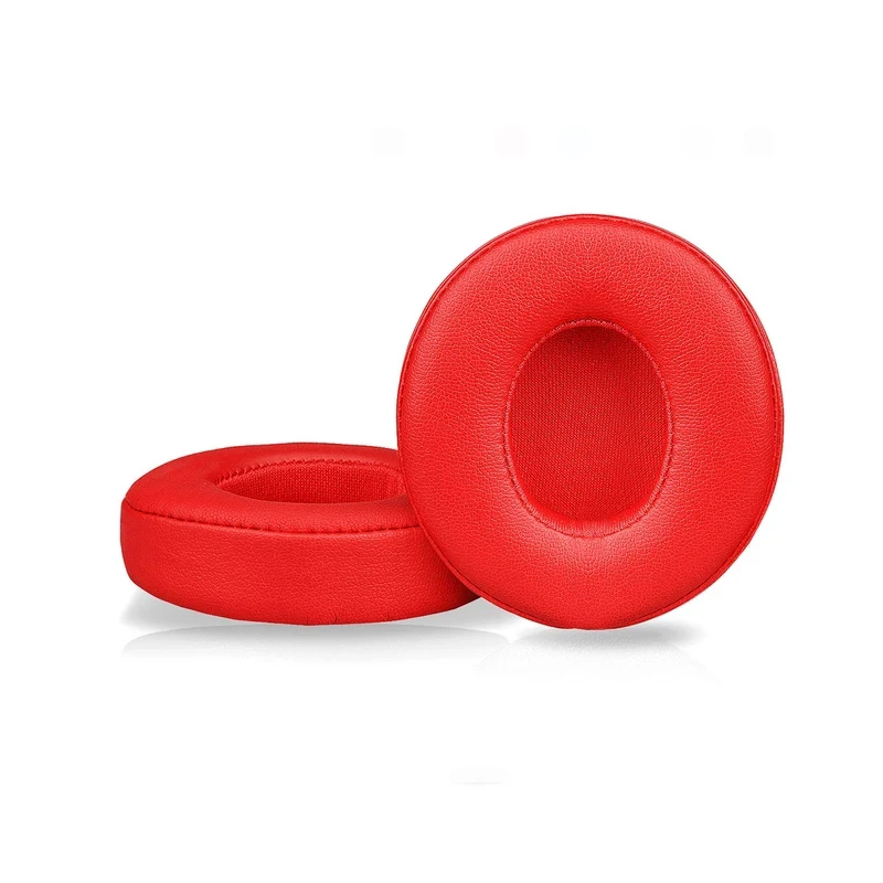 Premium Leather Headphone Earpads - Replacement Foam Cushion Covers (2 Pairs)