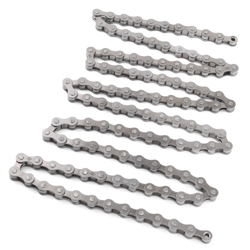 Steel Mountain Bike Chain 1/2x1/8 114 Links Quick Release