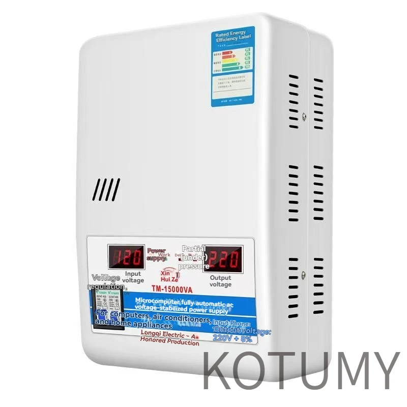 220V AC 6800W/15000W 가정용 전압 안정기 에어컨 냉장고 TV 세탁기용..