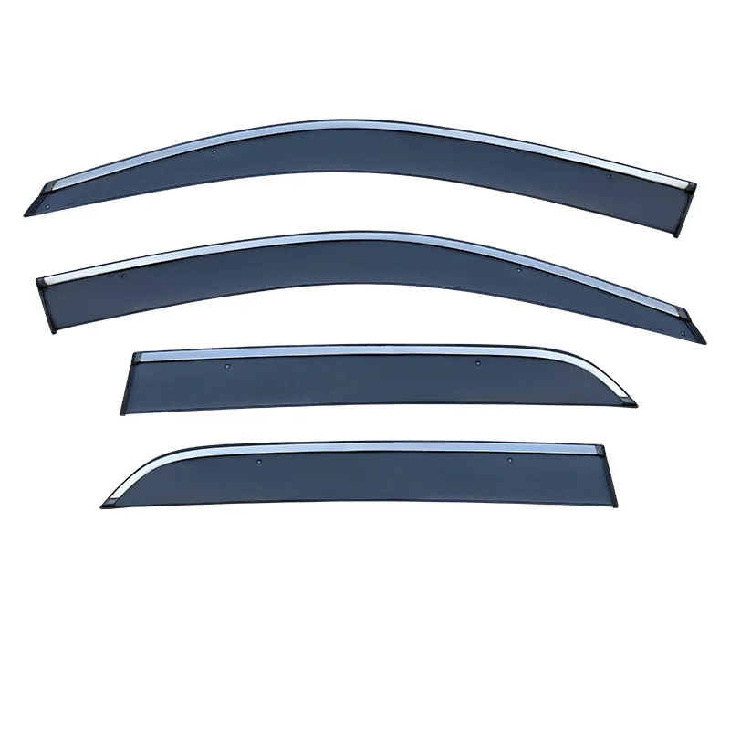 Window Visors Weathershields Wind Rain Guard Bright Strip Wind Deflectors Accessories For Benz M Class W164 W166 2006 -